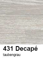 Holzfarbe Eiche taubengrau decape - hervorgehobene Holzmaserung