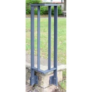 Dieda Eckset Linus Anthrazit Aluminium 1.200 mm x 266