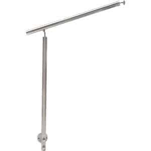 Dieda Eingangsgeländer-Set Ø 4 cm x 100 cm Montage seitlich