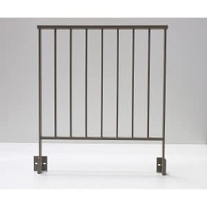 Dieda Geländer-Set Linus Taupe Aluminium 1.160 mm x 1.000 mm