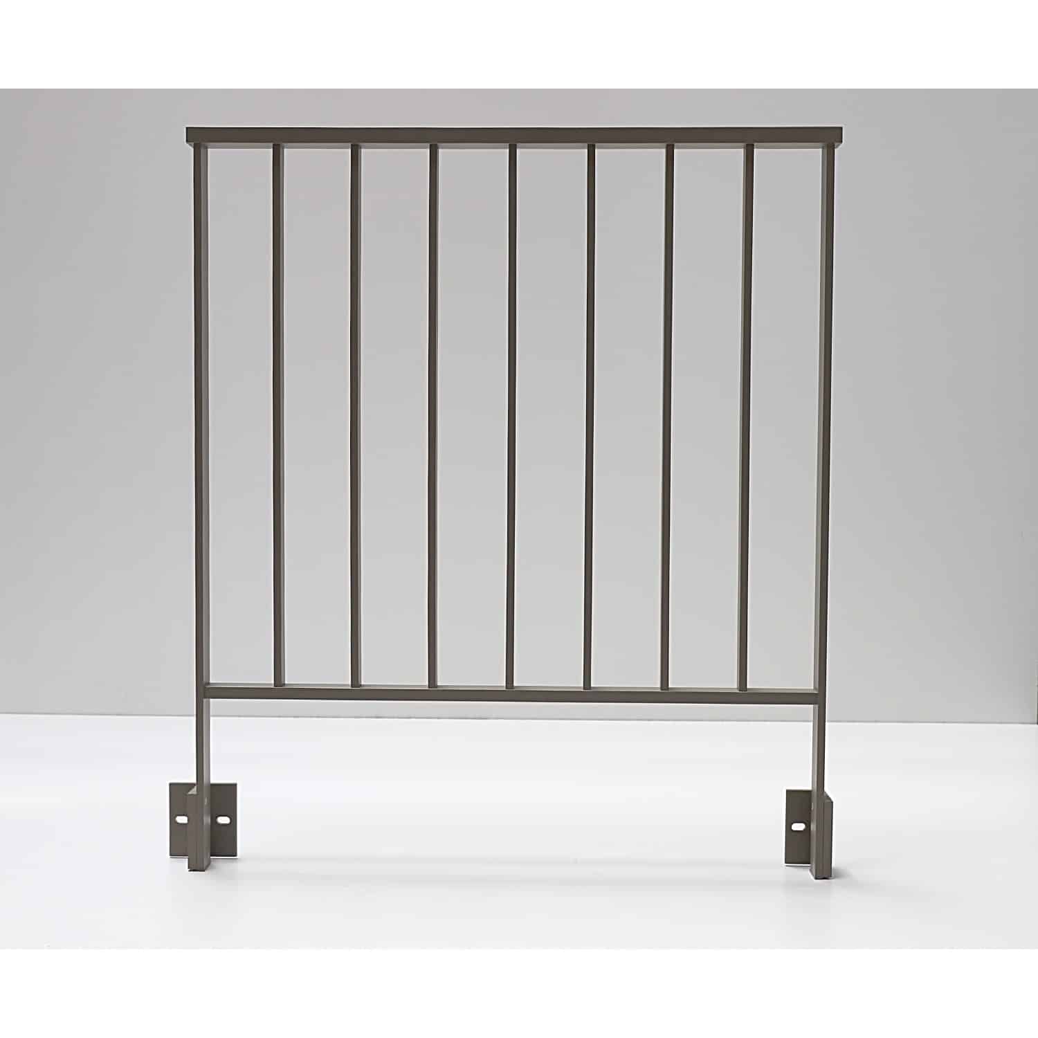 Dieda Geländer-Set Linus Taupe Aluminium 1.160 mm x 1.000 mm