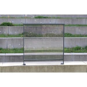 Dieda Linus Glasscheibe Füllung VSG 100 cm x 100 cm VSG 2 mm x 4 mm Klarglas