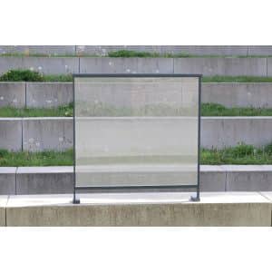 Dieda Linus Glasscheibe Füllung VSG 100 cm x 100 cm VSG 2 mm x 4 mm Weiß