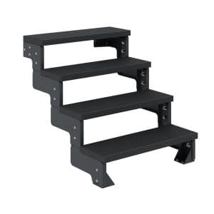 Dolle Außentreppe Gardentop Anthrazit 4 Stufen 80 cm Anthrazit Ohne Geländer