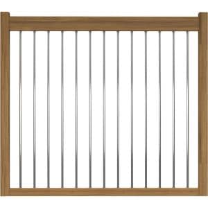 Dolle Brüstungsgeländer zu Raumspartreppe Lyon Eiche Metallstäbe 1 m FSC®