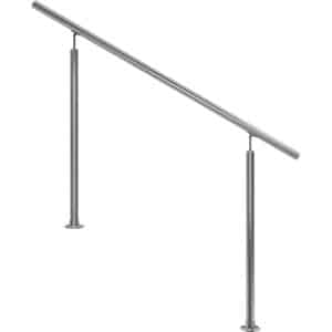 Dolle Eingangsgeländer Edelstahl 150 cm Bodenmontage 2 Pfosten