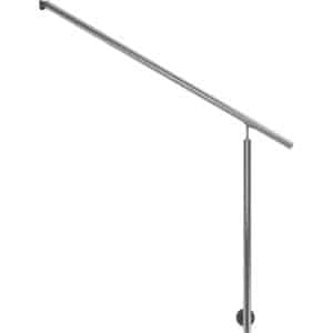 Dolle Eingangsgeländer Edelstahl 150 cm Wandmontage 1 Pfosten