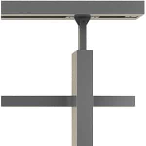 Dolle Geländerset Aluminium Eckig für Seitenmontage 150 cm