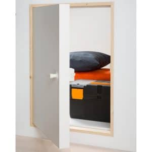 Dolle Kniestocktür mit Wärmedämmung 100 cm x 70 cm x 11