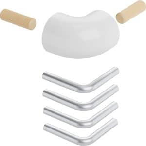 Dolle Mittelholmtreppe Boston Eckverbindungsset für Brüstungsgeländer Weiß