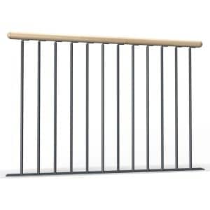 Dolle Spindeltreppe Winnipeg Brüstungsgeländer mit Buchehandlauf FSC®