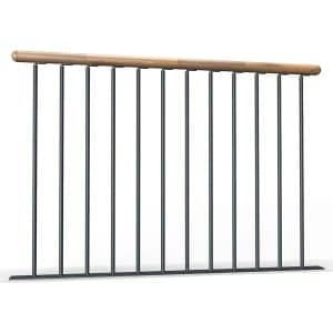 Dolle Spindeltreppe Winnipeg Brüstungsgeländer mit Eichehandlauf FSC®