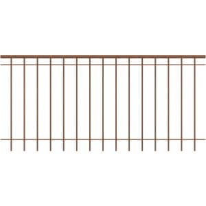 Eleo Metallgeländer Ancona 90 cm x 192 cm mit Rostpatina