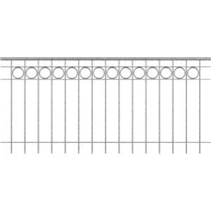 Eleo Metallgeländer Belluno 90 cm x 192 cm feuerverzinkt