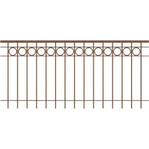 Eleo Metallgeländer Belluno 90 cm x 96 cm mit Rostpatina