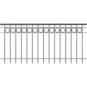 Eleo Metallgeländer Belluno 90 cm x 96 cm pulverbeschichtet Anthrazit