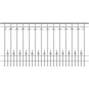 Eleo Metallgeländer Lucca 90 cm x 192 cm feuerverzinkt