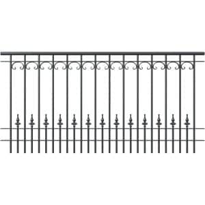 Eleo Metallgeländer Lucca 90 cm x 96 cm pulverbeschichtet Anthrazit