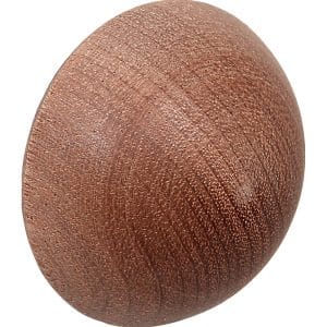Endkappe Sapelli für Holzhandlauf 40 mm