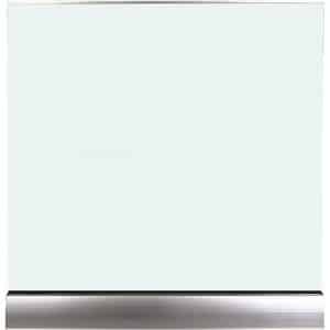 Ganzglasgeländer Mattweiß 1 Laufmeter