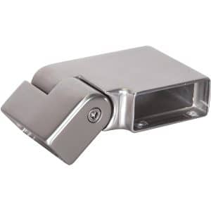 Gelenk Aluminium 0 - 45° mit Winkel 90° für Aluminiumhandlauf