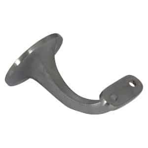 Handlaufkonsole Messing-Chrom Matt 2 Stück