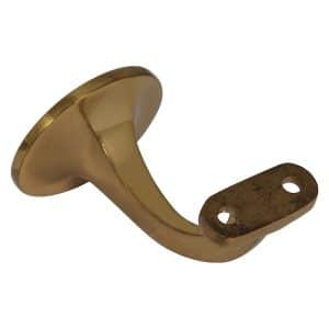 Handlaufkonsole Messing poliert 2 Stück