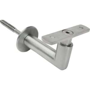 Handlaufkonsole matt Chrom L-Form