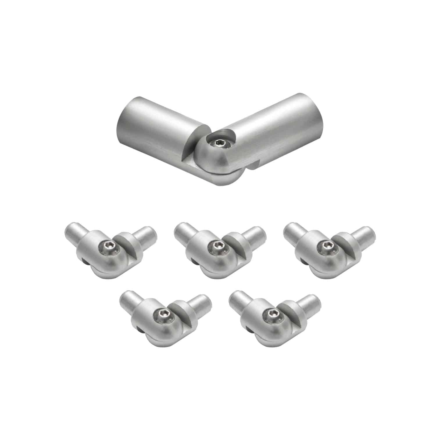 Kordo Eckset Für Geländer Grau Inga