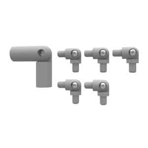 Kordo Eckset Für Geländer Grau Opalu oder Prestio