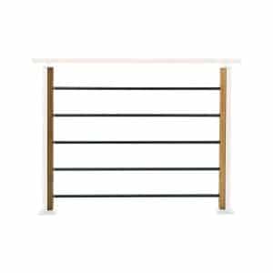 Kordo Füllungsset Für Holzgeländer Moka Stäbe Schwarz