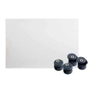 Kordo Geländerschutzplatte Mit 4-er Set Befestigungsstützen Anthrazit