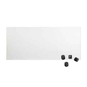 Kordo Geländerschutzplatte Mit 4-er Set Befestigungsstützen Graphit