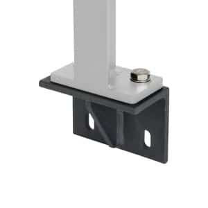 Kordo Platte Für Seitliche Befestigung Stahl Schwarz Universo