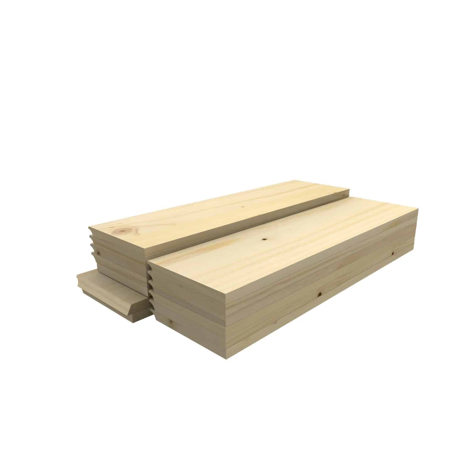 Kordo Setzstufen Treppe 1/4 Gewendelt Normandie