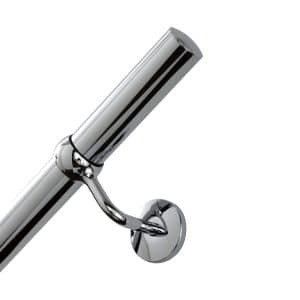 Kordo Wandhandlauf Set 2m Aus Stahl und Halterungen Chrom