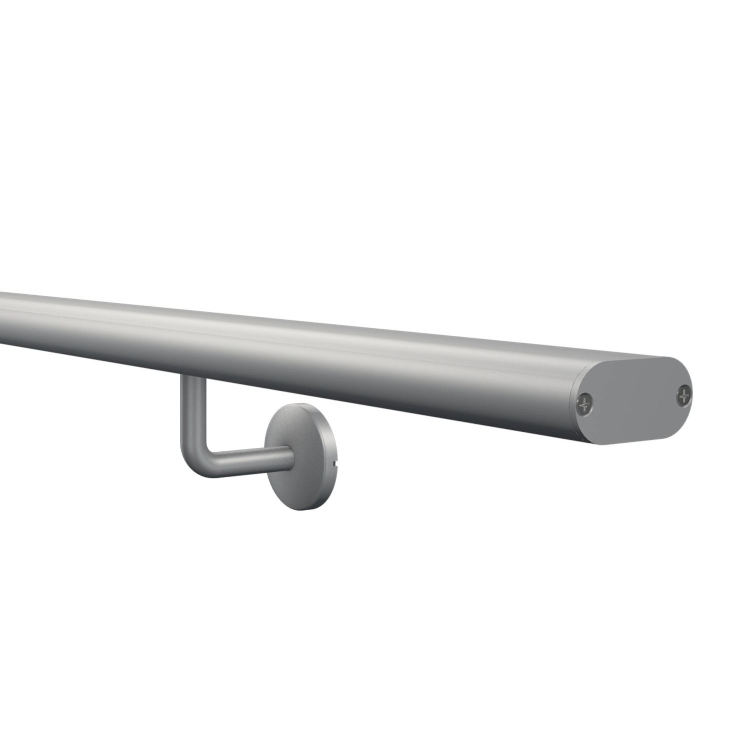 Kordo Wandhandlauf-Set Aus Eloxiertem Aluminium Und Stützen Inga