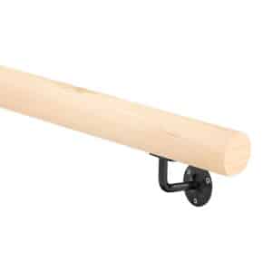 Kordo Wandhandlauf-Set Rund 2m Tanne und Halterungen