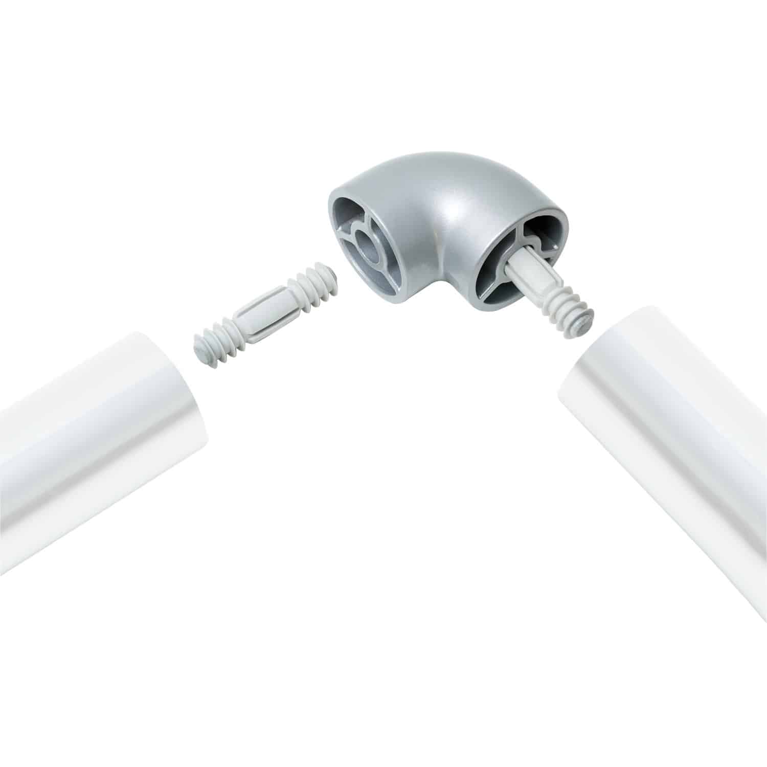 Kordo Winkelstück Für Handläufe 90 Grad Aluminium Alufarbe Inoline