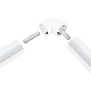 Kordo Winkelstück Für Handläufe 90 Grad Aluminium Weiß Inoline