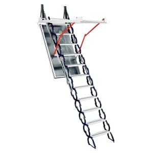 Minka Bodentreppe Type 13 X-Large 139 x 91 x 250-268 cm Weiß-Anthrazit