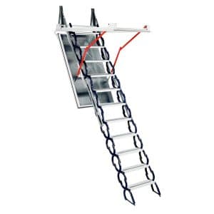 Minka Bodentreppe Type 13 X-Large 140 x 92 cm x 215-229 cm Weiß-Anthrazit