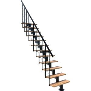 Minka Mittelholmtreppe Comfort Top Buche Schwarz Geschoßhöhe bis 312 cm
