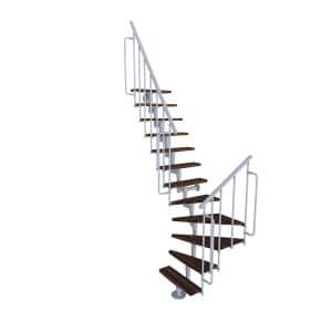 Minka Raumspartreppe Joker Turn Walnuss Weiß