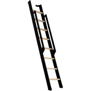 Minka Raumspartreppe Strong Buche Schwarz/Anthrazit mit 8 Stufen Höhe 199 cm