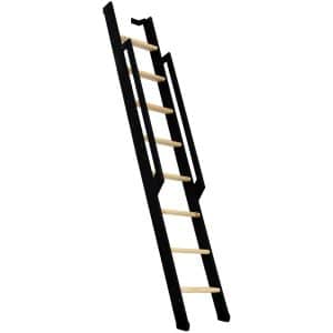 Minka Raumspartreppe Strong Fichte Schwarz/Anthrazit mit 8 Stufen Höhe 199 cm