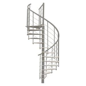 Minka Spindeltreppe Fusion Ø 120 cm Grau-Weiß