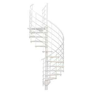Minka Spindeltreppe Fusion Ø 140 cm Weiß