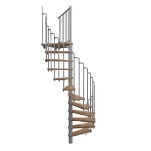 Minka Spindeltreppe Paris Buche-Weiß 140 cm