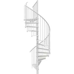 Minka Spindeltreppe Spiral Smart Weiß Ø140 cm Geschoßhöhe bis 305